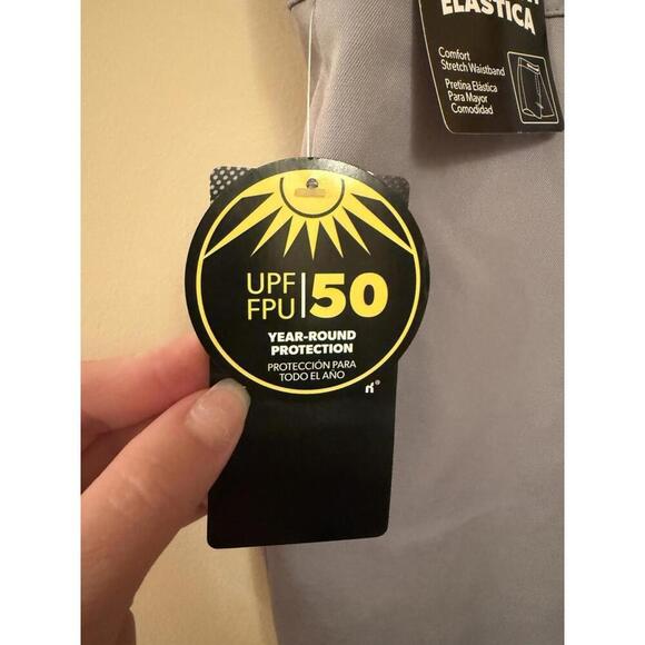 womens PGA Tour Gray Golf Shorts NWT Sz.14 - Picture 3 of 3